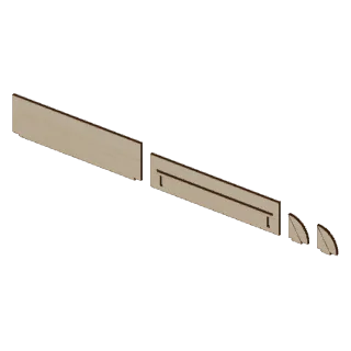 Reserved Table Sign, a laser-cut template
